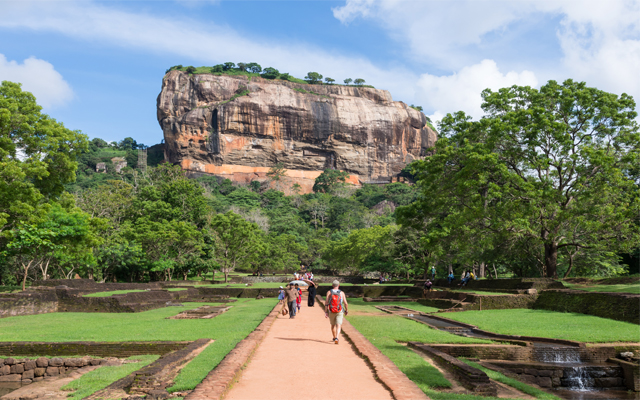 Sigiriya Rock Fortress in Sri Lanka