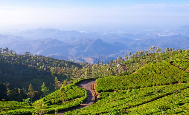 Sri Lanka hill country scenery